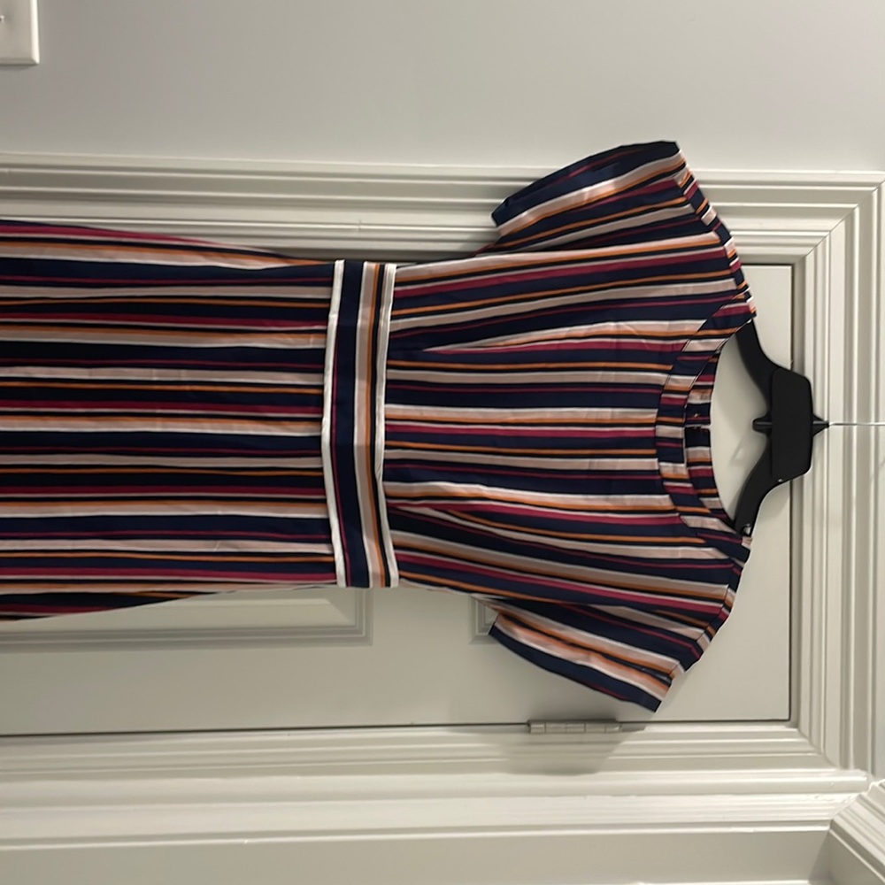 Junior Multi-color stripe dress